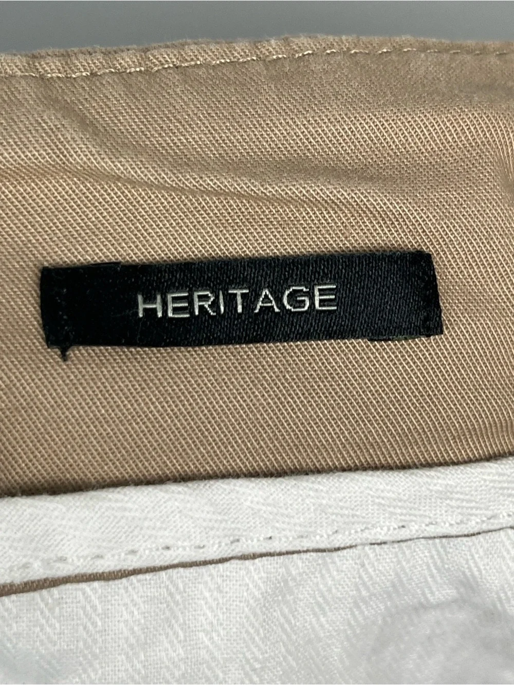 Talbots khaki Heritage side zip capri length pants, 20W petite.